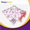 Bettaplay可爱的粉红色套装室内软游戏设备蹒跚学步的儿童套装球坑