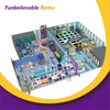 Bettaplay 770平方米商业室内软体游乐套装 乐园设备蹦床乐园用疯狂的滑梯和冒险ZIP线出售