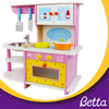 Bettaplay木制儿童厨房套装玩具，孩子假装玩具厨房套装