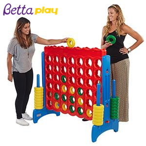 Betta教育游戏第四连续Classic Giant Connect 4用于儿童和成人户外玩具