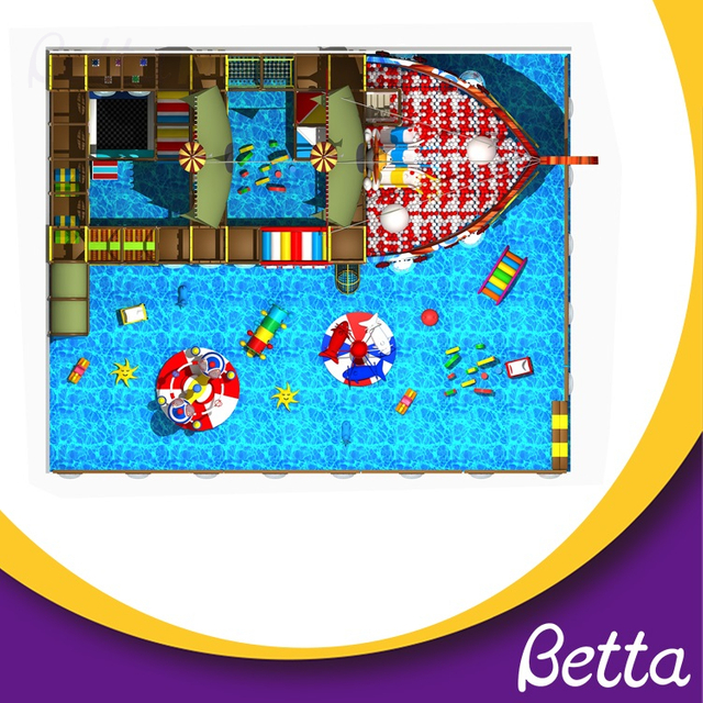 认证的购物中心儿童室内区域乐园设备套装