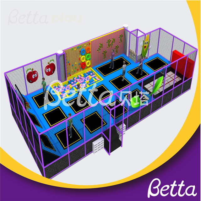 Bettaplay自定义的大型蹦床公园室内乐园