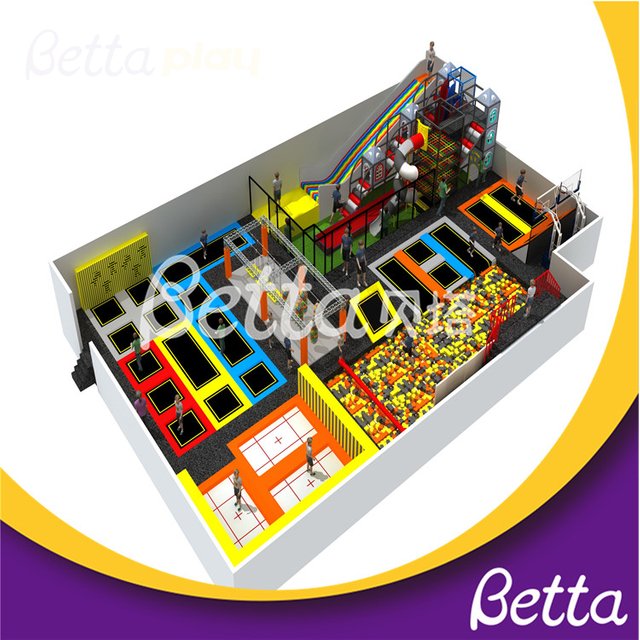 Bettaplay定制的大型蹦床公园 