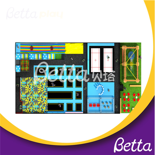 Bettaplay新设计蹦床专业公园室内乐园