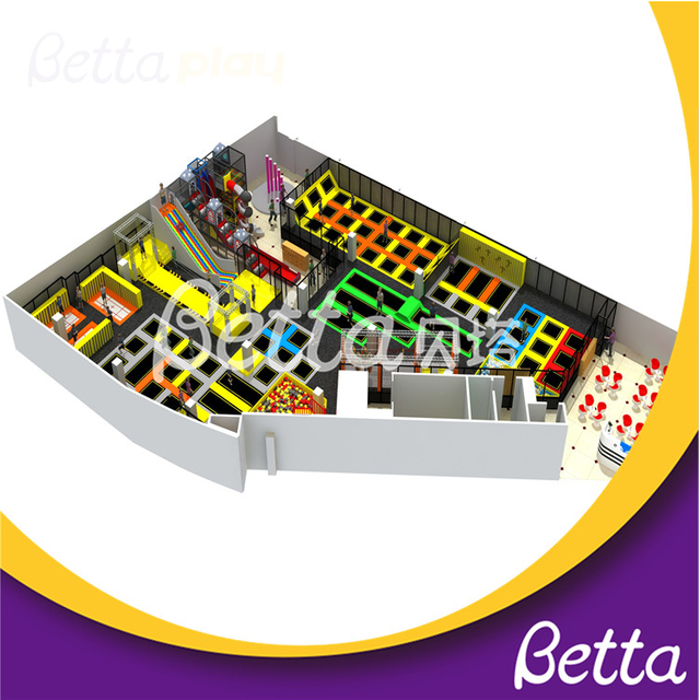 Bettaplay定制的大型蹦床公园 
