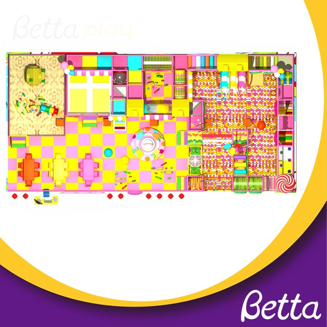 高质量促进娱乐区室内软孩子的乐园儿童游戏设备