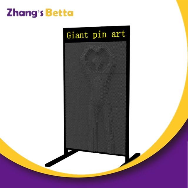 3D PIN ART雕塑超大销的超大销球员手玩具，绿色销钉孔墙 