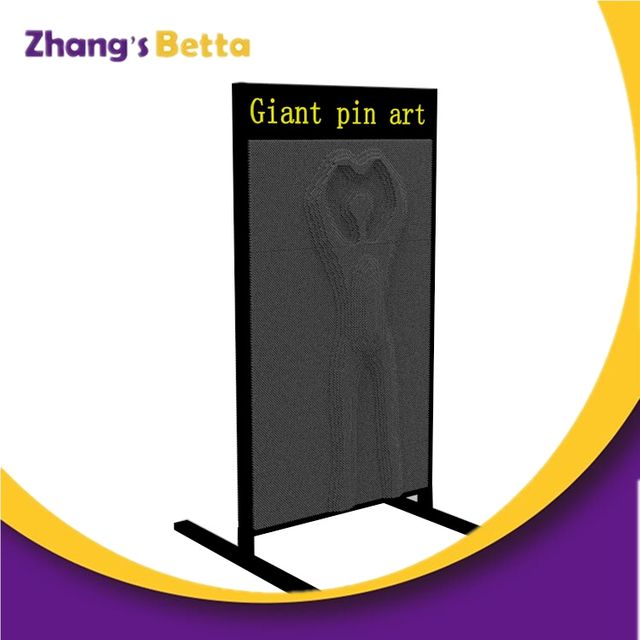 3D PIN ART雕塑超大销的超大销球员手玩具，绿色销钉孔墙 